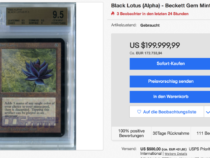 Sammler-Spielkarte „Black Lotus“ so teuer wie Einfamilienhaus